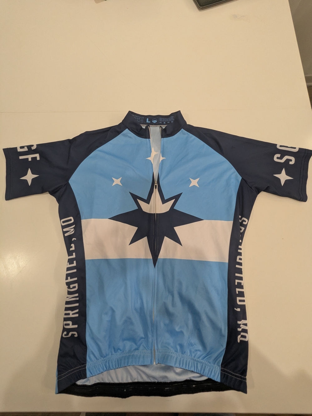 Zuni Outfitters Springfield MO SGF Flag Cycling Jersey Danny Perches Collaborati